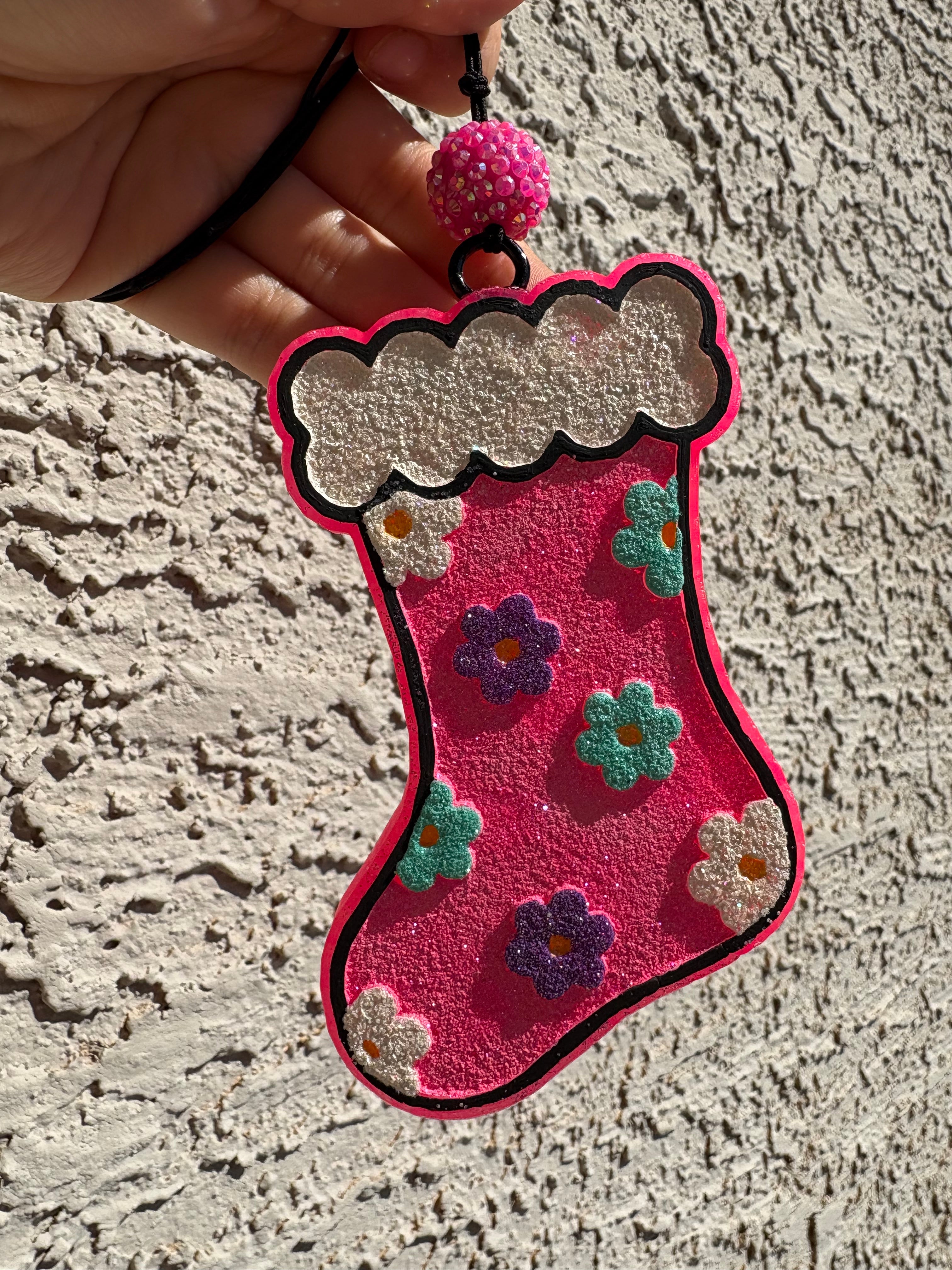 Floral Stocking
